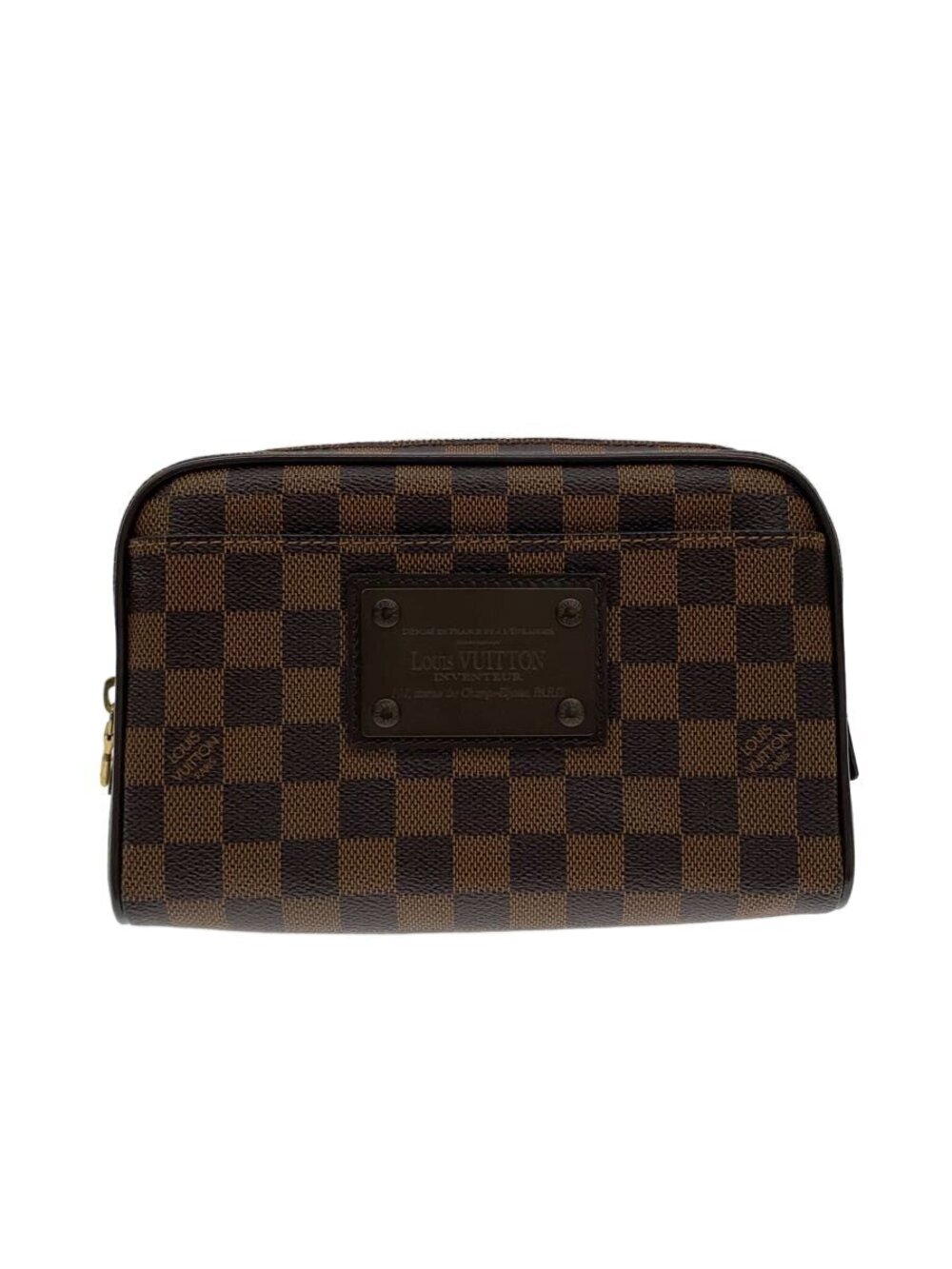 LOUIS VUITTON Bumbag Brooklyn Damier Ebene Brown All over